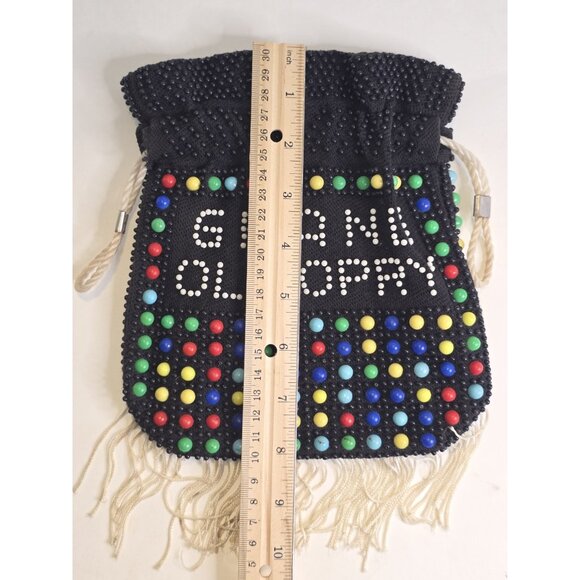 Vintage 1960's Beaded Souvenir Beaded Clutch Grand Ole Opry - Picture 4 of 16